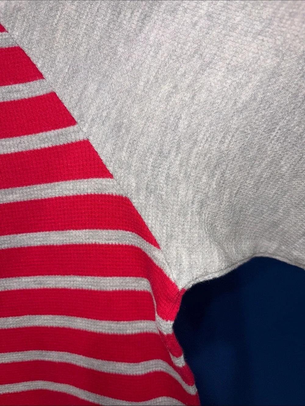 The Children's Place- Red and Gray Striped Long Sleeve Top Size 7/8